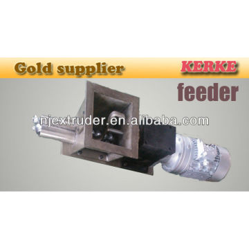 feeder for plastic pelleting extruder